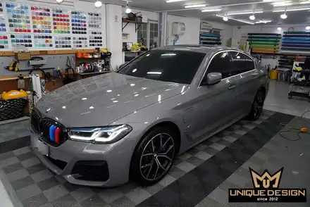 일산 크롬딜리트, 의정부까지 찾아온 BMW 5시리즈 크롬죽이기 후기 / 의정부 신곡동 시공 사진