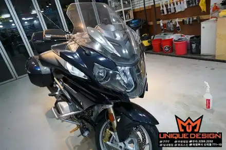 (의정부) BMW R1200RT 라이트PPF 부착시공, 의정부 랩핑, 카스킨,PPF, 유니크디자인 / 의정부 신곡동 시공 사진