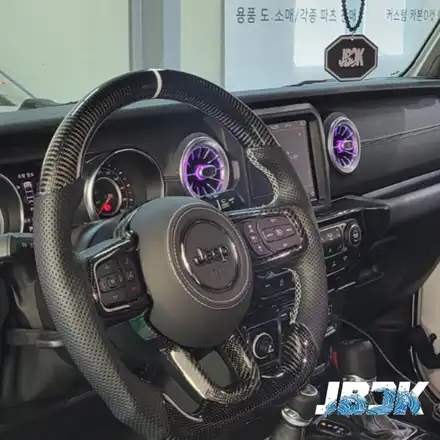 지프 디컷핸들제작 개성있고 멋지게 제이비커스텀에서 장착완료~!! / 오산시 두곡동 시공 사진