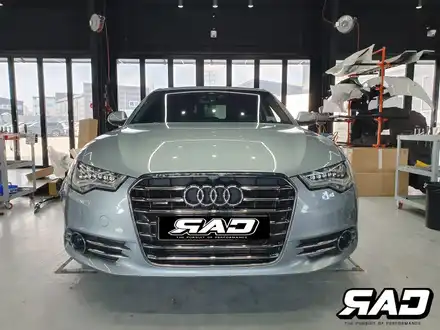 아우디 A6 C7 전기형 후기 개조 + RS6룩 프론트 범퍼 교체 / 김포 양촌읍 시공 사진