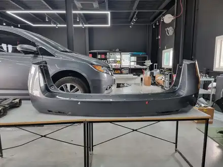 혼다 오디세이 사고로 판금도장수리했습니다. / 김포 양촌읍 시공 사진