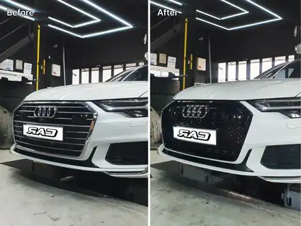 아우디 A6 C8 RS그릴 튜닝으로 고급스럽게! / 김포 양촌읍 시공 사진