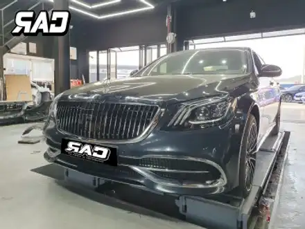 벤츠 W222 전면사고수리 하는 김에 마이바흐 신형개조 [컨버전] 질렀습니다!😎 / 김포 양촌읍 시공 사진