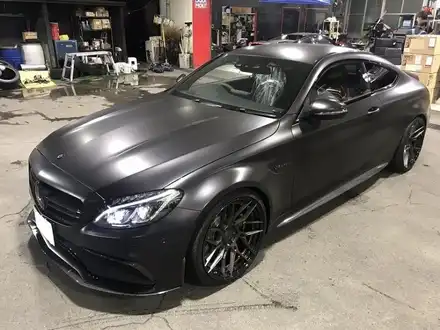 벤츠 c63s 20인치 휠 타이어 장착 / 경기 고양 일산서구 시공 사진