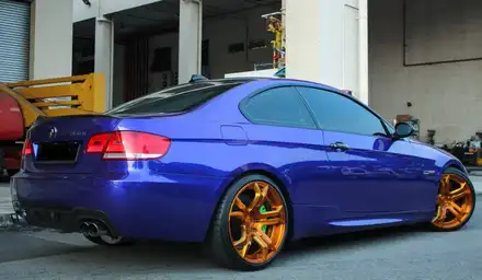 BMW 3시리즈 19인치 휠타이어 장착 E92바디 / 경기 고양 일산서구 시공 사진