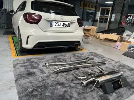 벤츠 A45AMG Fi 가변배기시스템 W176 A45 가변배기 / 경기 고양 일산서구 시공 사진