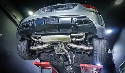 벤츠 A45AMG 아미트릭스 가변배기시스템 장착 / 경기 고양 일산서구 시공 사진