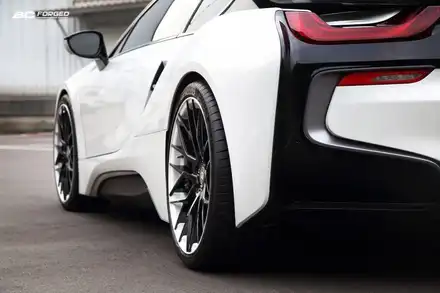 BMW I8 21인치 휠타이어 BC휠 BC레이싱 일체형 서스펜션 / 경기 고양 일산서구 시공 사진