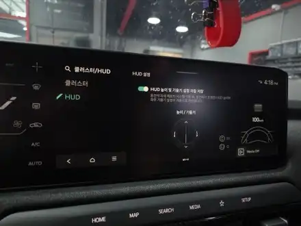 기아 EV3에 없던 HUD를 순정처럼 추가했습니다.진주 헤드업디스플레이 장착 / 진주, 창원 시공 사진