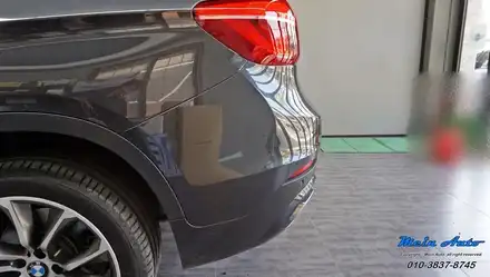 BMW X6(F16) 사각지대 경보 시스템 레이더 센서 방식 측후방 감지기(BSM) 장착 / 경남 창원 시공 사진
