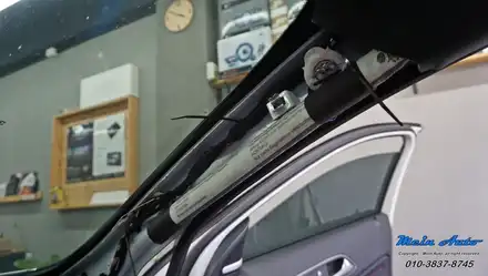 벤츠 A45 AMG 블랙박스 보조배터리 에코파워팩 S7 장착 / 경남 창원 시공 사진