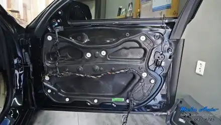 BMW 7시리즈(F01,F02) 측후방 감지기와 옵틱글래스 광각 미러, 컴포트 액세스, 무선 안드로이드 오토 설치 시공 사진