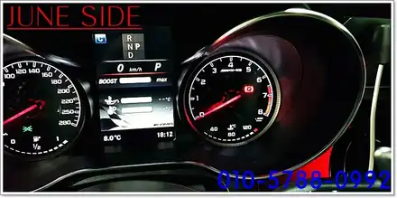 벤츠 GLC63AMG 계기판명판교체후기 대전GLC전문 튜닝샵 주니사이드에서 작업하였습니다 / 대전, 세종, 천안 시공 사진