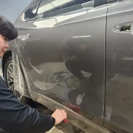창원랩핑 창원 ppf전문점 그랜저 하이브리드 주차장 패키지 시공 / 창원 시공 사진