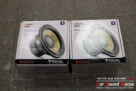 탄탄한 베이스 보강을 위해 PHASS우퍼 탈거후 선택해주신 포칼우퍼 레인지로버 이보크 오디오 튜닝기 / 서울 양천구 강서구 시공 사진