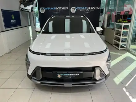 포항경주랩핑 현대 디올뉴 코나 투톤컬러 루프스킨, 크롬죽이기 / 포항, 경주 시공 사진