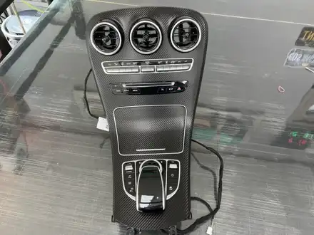 포항 자동차 실내랩핑 벤츠 GLC350e 센터페시아 하이그로시 카본랩핑 / 포항, 경주 시공 사진