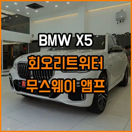 BMW X5 국민튜닝 회오리트위터 풀교체 + 음질향상 (보는즐거움과 듣는즐거움) / 창원,마산,경남 시공 사진