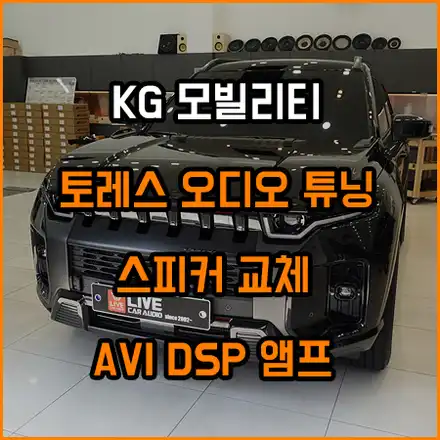 토레스 스피커 교체 / DSP 앰프 / 가져오신 우퍼스피커 ; / 창원,마산,경남 시공 사진