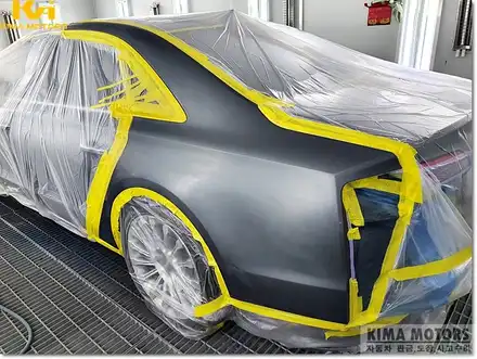 구리 별내 판금도색 아우디a8 하이퀄리티 작업 / 경기 남양주 오남읍 시공 사진