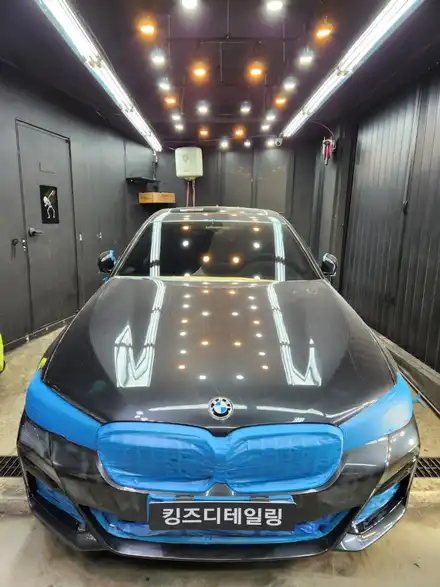 BMW 530i 광택 유리막 코팅 작업했어요 / 서울 영등포 시공 사진