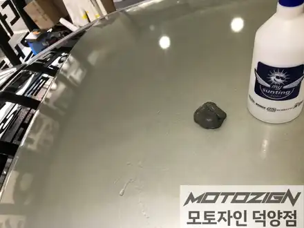 푸조 508 기존 루프스킨 제거 후 재시공 [3M 2080 - Gloss Black] 블랙유광 루프스킨 / 고양 덕양구, 일산, 파주 시공 사진