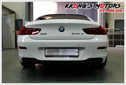 카본싱글팁의 매력적인 BMW640D 드레스업 머플러팁튜닝 / 인천 동구 시공 사진