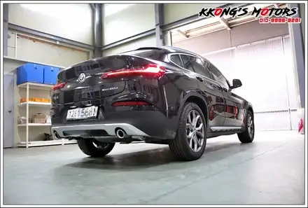 BMW X4 20D의 화끈한 GT 사운드! 슈퍼카 소리박 액티브사운드튜닝! / 인천 동구 시공 사진