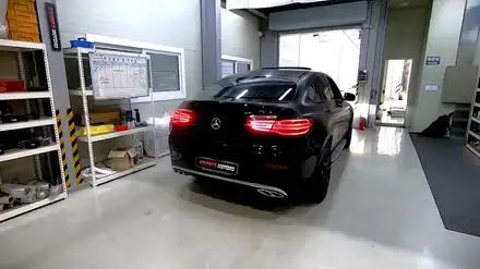 [벤츠 GLC43 AMG] 중간소음기+액티브사운드 / 인천 동구 시공 사진