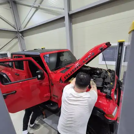 지프 글레디에이터 jeep tuning 듀얼머플러팁 + 엑티브사운드 저스트 설치 / 인천 동구 시공 사진
