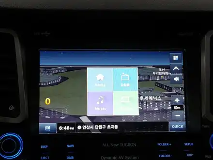 네비게이션매립 올뉴투싼네비게이션 지니넥스트 / 대구 달서 시공 사진