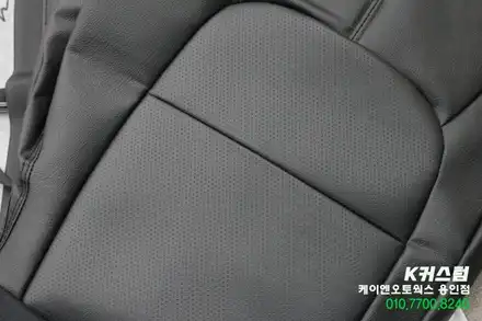 22년 더 뉴 모닝 운전석 조수석 열선시트, 가죽 시트 커버 교체 / 용인,동탄,수원,광교 시공 사진