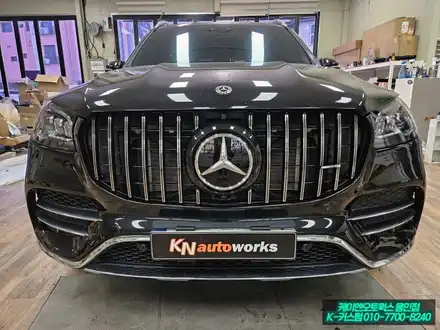 넓어진 후방 시야 벤츠 GLS580 옵틱글래스 광각미러 AMG 스타일 세로그릴 시공 / 용인 농서동 시공 사진
