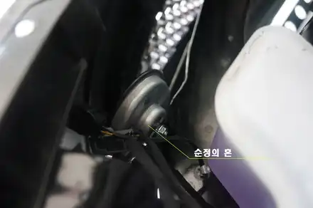 코란도 스포츠 LED 전조등교체~!! 제주 Plan B / 제주 시공 사진