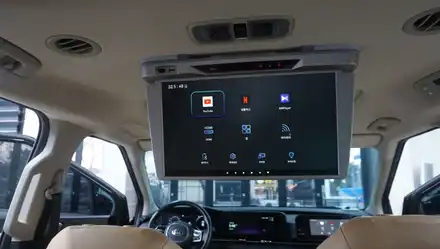 제주 KA4 카니발 천장모니터 XM-1850 EVO10으로 다양하게 즐기세요~! / 제주 시공 사진