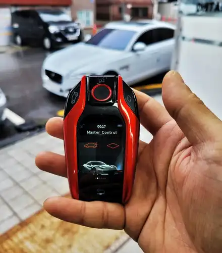 BMW스타일 터치스마트키 이식  #재규어 XF / 서울 중랑구 시공 사진