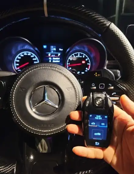 벤츠 C63 AMG 카브리올레 디스플레이키이식 / 서울 중랑구 시공 사진