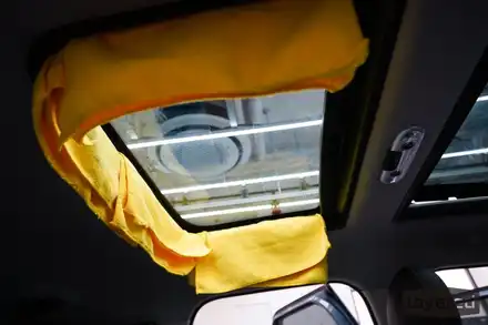 미니 컨트리맨 세이지그린 썬팅 재시공사례 / 경기 성남 수정 시공 사진