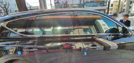 제네시스 gv80썬팅 거울처럼 반사되는 레이노크로마9 열차단필름 시공 후기 강릉레이노옥천점 / 강원 강릉 시공 사진