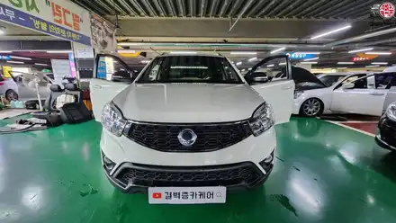 코란도C 운전석, 조수석 시트 가죽 교체 / 부산 사상구 시공 사진