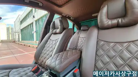 SM7 뉴아트 가죽시트 천장 엠보싱 인테리어 / 부산 사상구 시공 사진