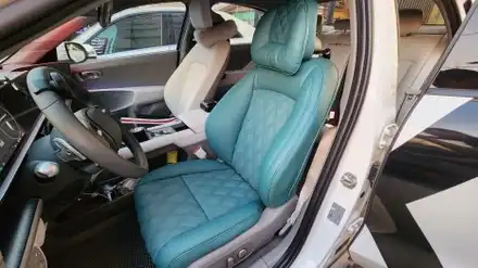 아이오닉6 택시 리무진시트 부산 가죽시트[서울에서 부산까지 온 이유 자동차시트 결벽증카케어] / 부산 사상구 삼락동 시공 사진