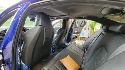 BMW 340i 천장 헤드라이너 최고급 스웨이드 시공 / 부산 사상구 삼락동 시공 사진