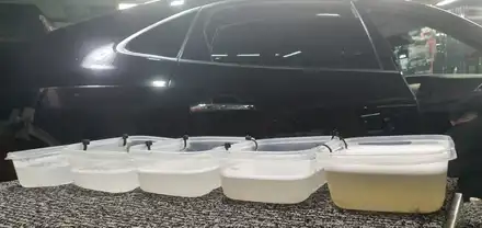에쿠스VS380 레지오넬라균 예방하는 에바크리닝 과 애프터블로우 / 부산 사상구 삼락동 시공 사진