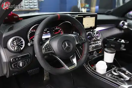 벤츠 C63 AMG 핸들 열선 시공 / 부산 사상구 시공 사진