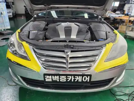 부산 헤드라이트 복원 제네시스 BH 시공 / 부산 사상구 시공 사진