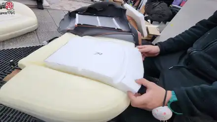 부산 경남 자동차 시트 엉뽕 토레스 시공 / 부산 사상구 시공 사진