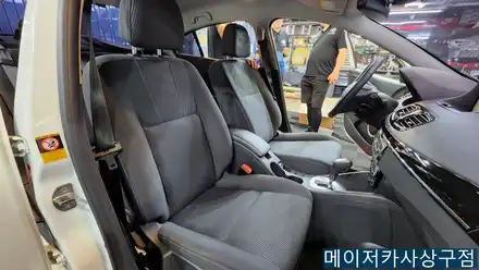 SM3 네오 직물시트 가죽시트로 교체 / 부산 사상구 시공 사진