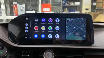 렉서스 ES LX UX GS 안드로이드 올인원 네비 시공으로 티맵 유튜브 넷플릭스 시청 가능 / 성남,분당,판교 시공 사진
