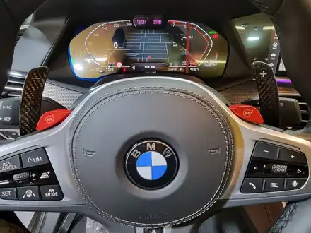 BMW G06 X6 M1 M2 핸들 버튼 옵션 설치 + 카본 패들시프트. 시공 사진